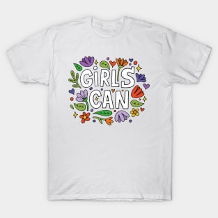 Girl Power Feminist T-Shirt - Feminist Equal Rights Shirt T-Shirt